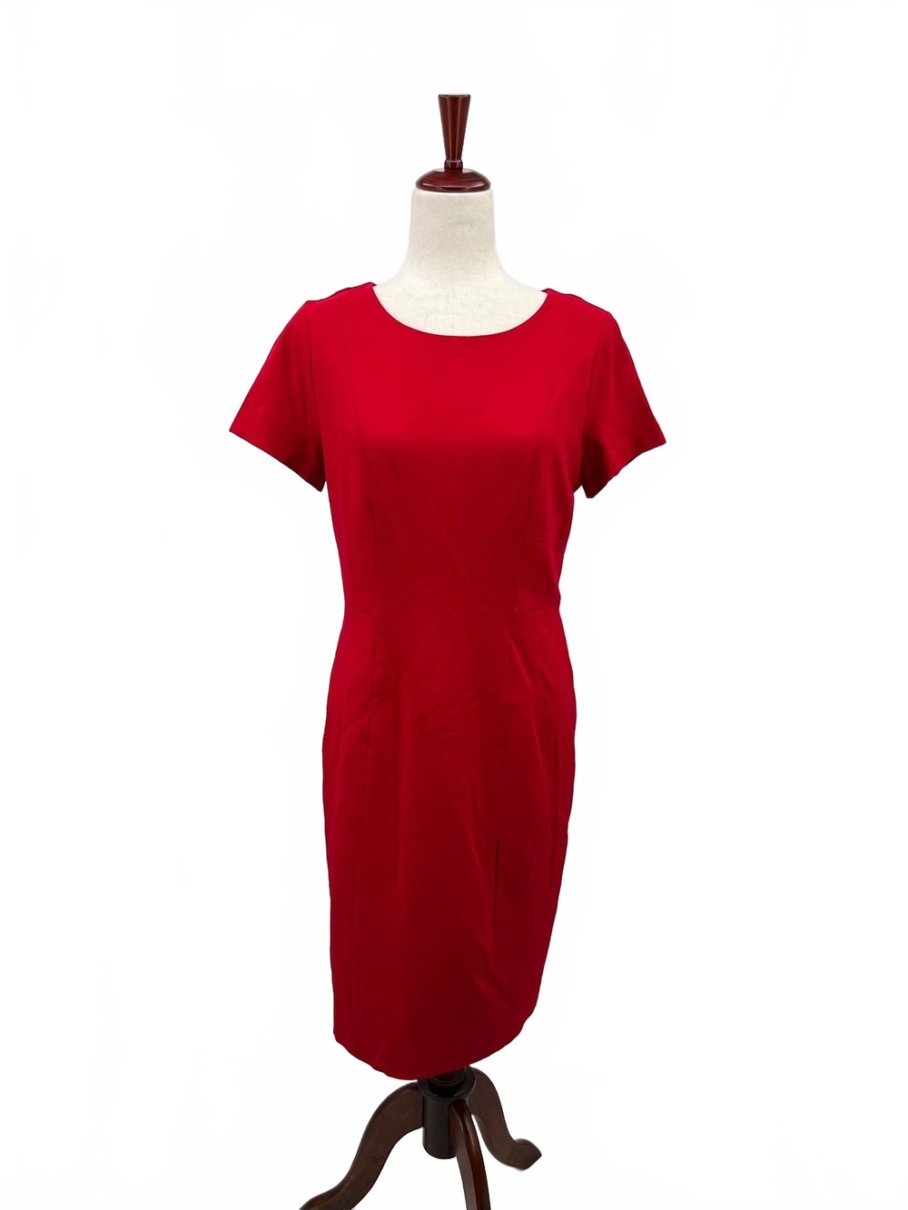 Talbots Red Nylon Knit Sheath Dress | Women’s Size 4